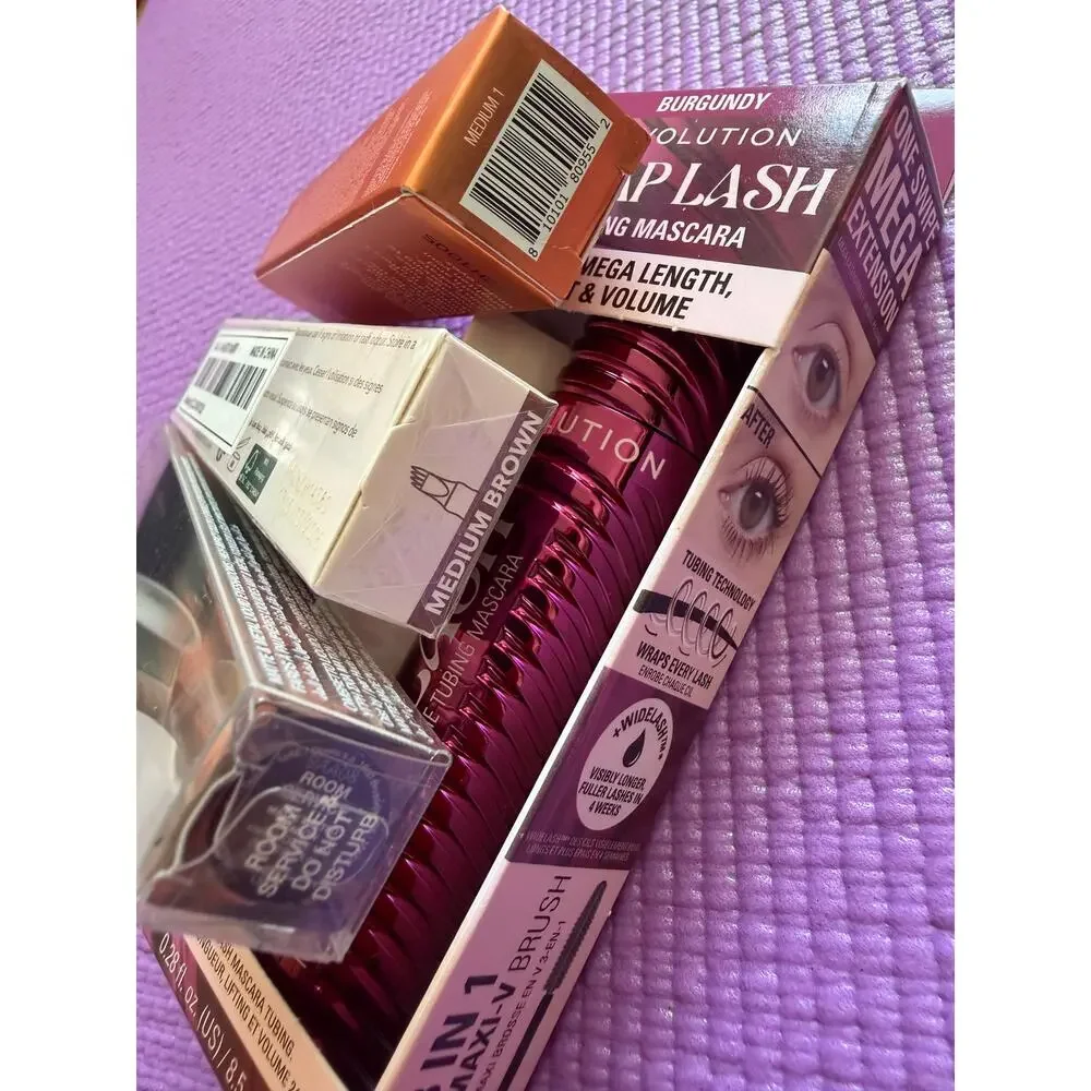New Huda Beauty Melted Shadows Yensa Concealer Revolution Mascara Makeup Lot